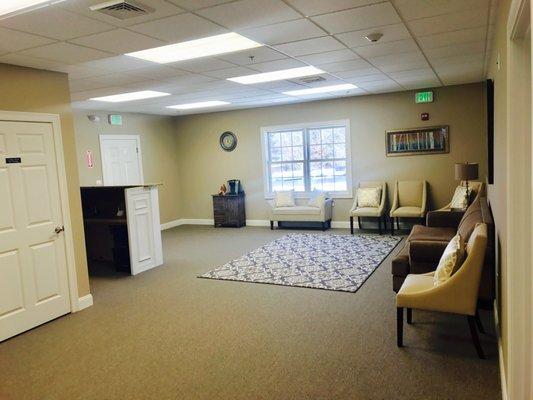 Aligned Chiropractic Northborough Waiting room