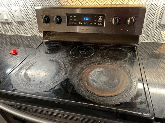 Cook top before cleaning.