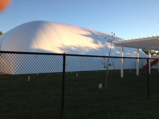 The Dome- a seasonal facility that covers a large competition pool.