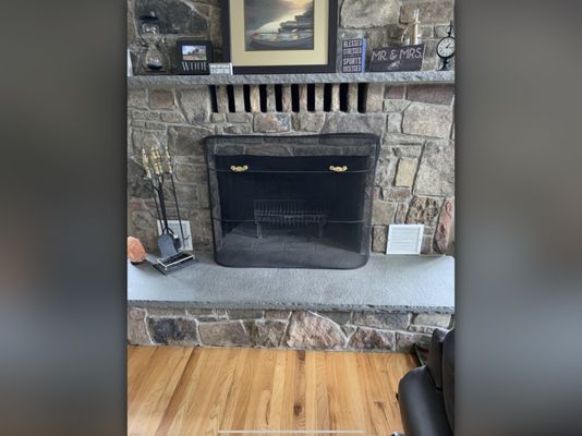 Fireplace chimney sweep