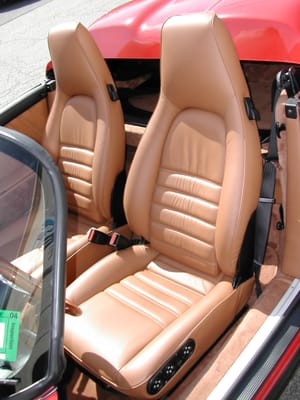 Porsche complete interior- Front Bucket Seats reupholstered