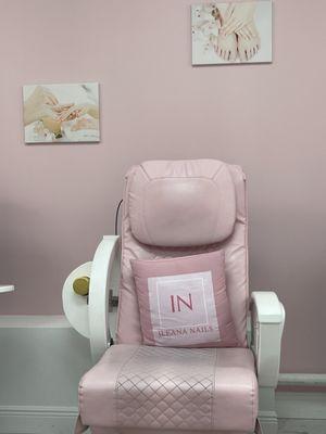 Wall Decor and Salon Chair