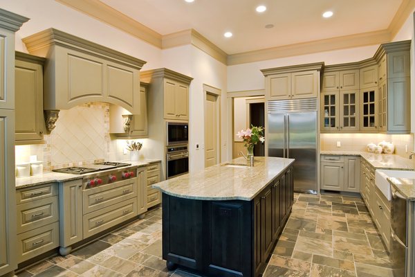 quartz countertops cherry dark cabinets