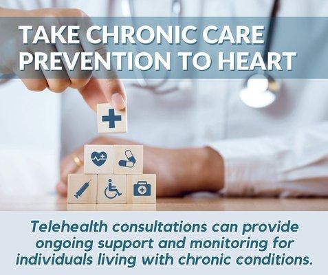 Chronic care management is key to maintaining your health.