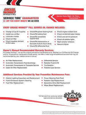 Additional services