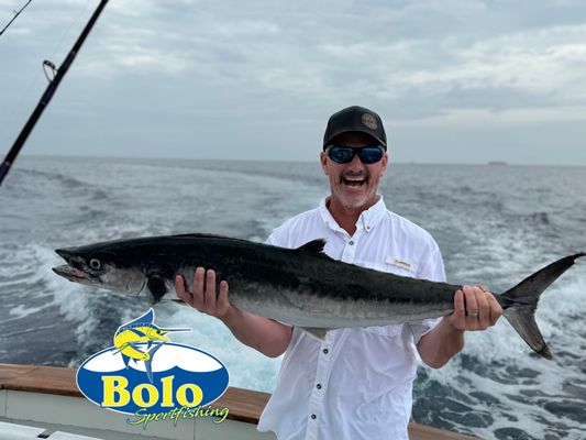 Steve with a huge summer king out on BOLO #fishbolo #bolosportfishing #bolowon