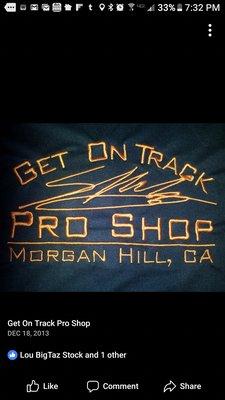 Get on Track at Sean's pro shop !!!