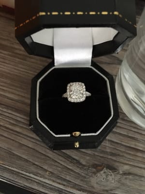 I am obsessed with my engagement ring- Peter listened to everything both of us wanted and created a masterpiece! Thank you Peter!