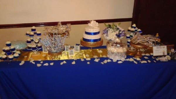 Cake table.