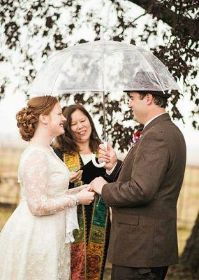 A braided updo for a country wedding. Book online @ www.styleseat.com/brookedunning