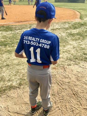 Proudly supporting Youth Baseball Team