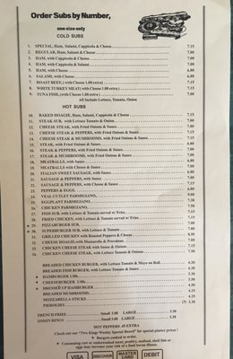 menu back