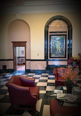 View of sitting area in the main office