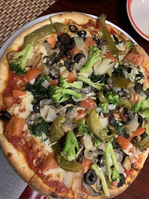 Veggie pizzas