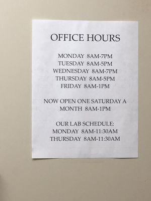 Office hours