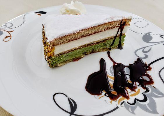 Pistachio Cake at Café Figaro