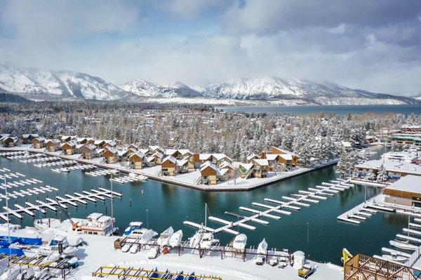 Lake Tahoe - Tahoe Keys with Snow