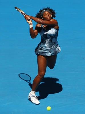 Tennis Uniform by Serena Williams. Australian Open. Fabric printed by First2Print