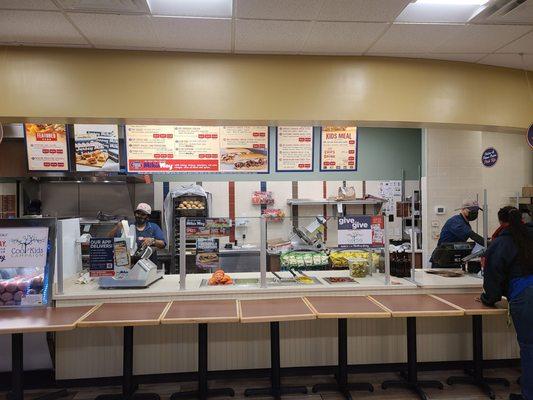 Jersey Mike's Order Counter.