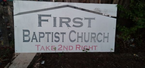 A sign I painted for a church
This is the start