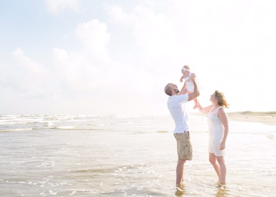 League City Family Photography Galveston Beach Family Sessions