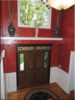 Polished plaster foyer in PA