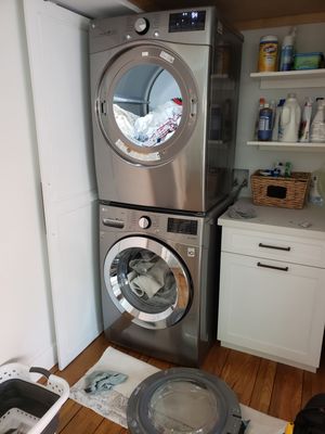 Reversing LG dryer door