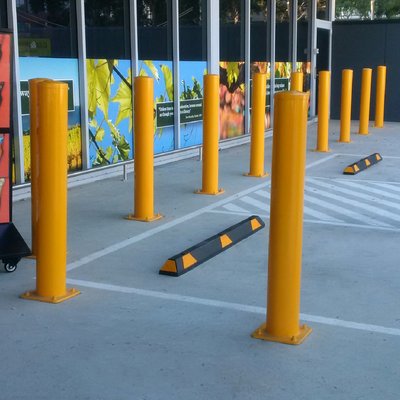 Commercial Pipe Bollard Installation & Fabrication