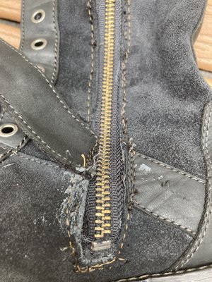 glue and crooked seam