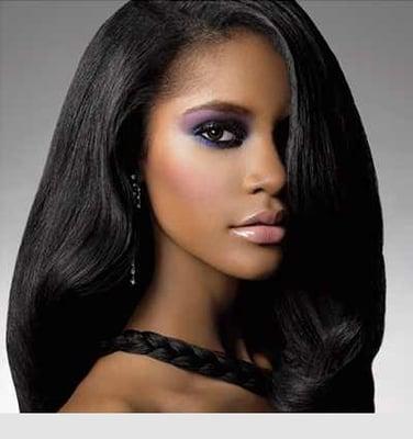 We offer relaxers, Keratin treatments, Brazilian Blowout