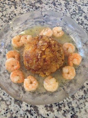 Mofongo con Camarones