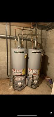 Water heaters for a customer in Long Valley NJ