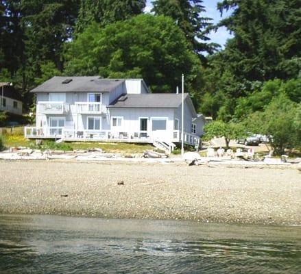 View of house from water