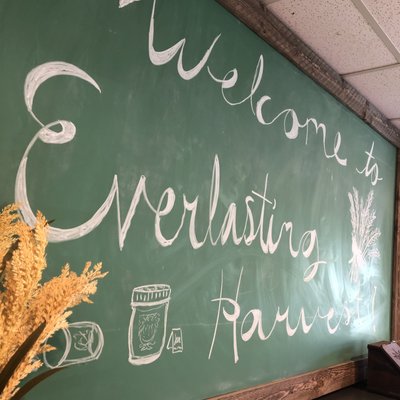 Everlasting Harvest Interior Chalkboard