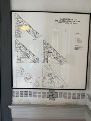 Tyco fire blueprint of the building