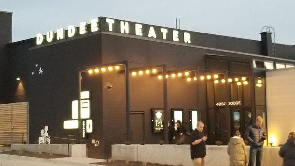 Gorgeous new version of the classic Dundee Theater. First class remodelling job is soon to be the Crown Jewel of independent film in Omaha.