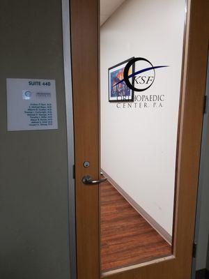 Entrance to our Springwoods office, Suite 440.