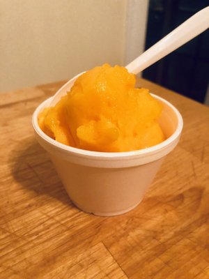 1 scoop mango sorbet  Only $1.80!