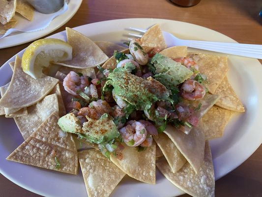 Shrimp Tostada