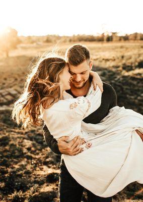 Geena also did my hair for my engagement photos!!