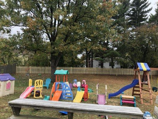 Outdoor play area