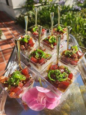 Mini Ahi Tuna Poke Bowls