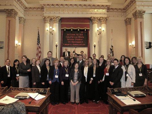 CELA (California Employment Lawyers Assn) Lobby Day - lobbying for the rights of California workers!