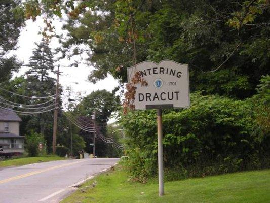 Entering Dracut, Massachusetts.