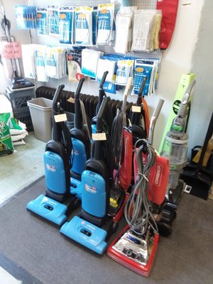 Repaired Vacuums ready for pick-up.