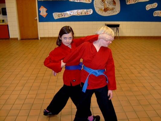 Kids learn complex moves and gain confidence as well as Self- Defense skills