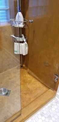 existing shower stall