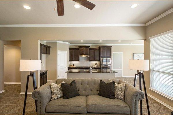 View of Kitchen from Family Room in Valley Ranch