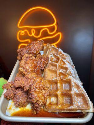 Chicken & Waffles  Follow @BZeaters on IG for more food recs!