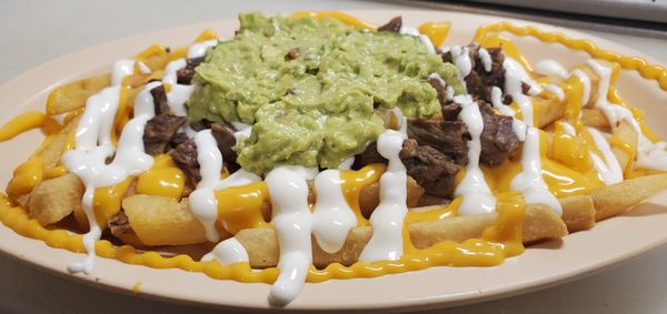 Guacamole steak fries